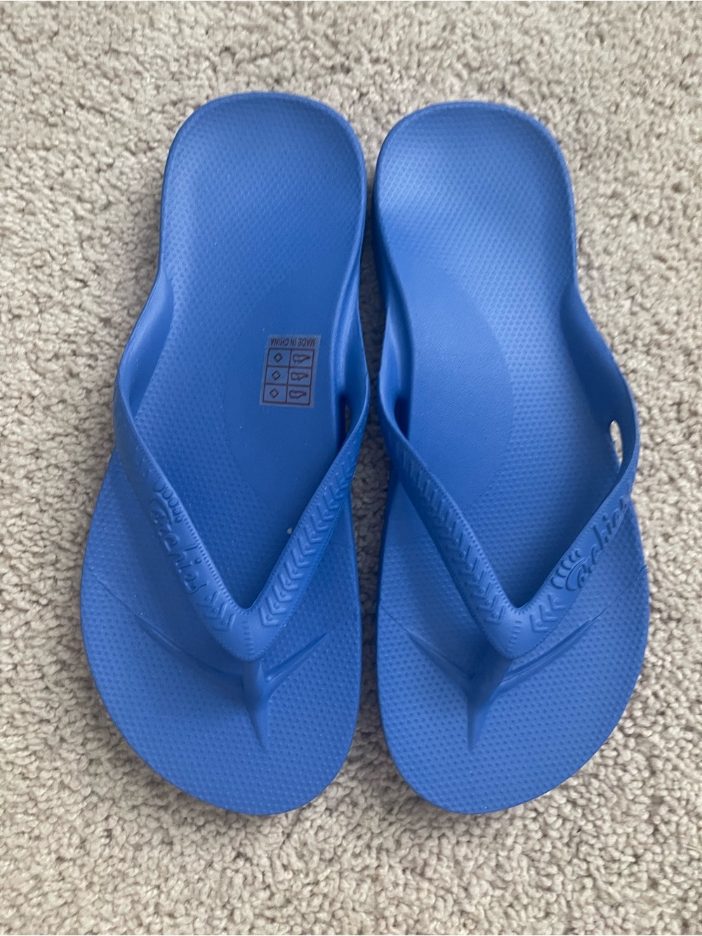 Blue Women's Flip Flop Sandals - Comfortable Everyday Slides